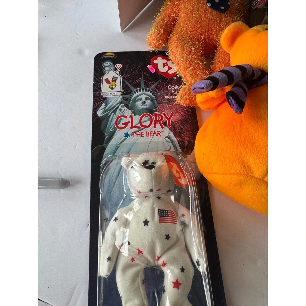Ty Vintage Beanie‎ Babies Lot 18 Total Bears Glory 10th Anniversary 9lbs Mixed